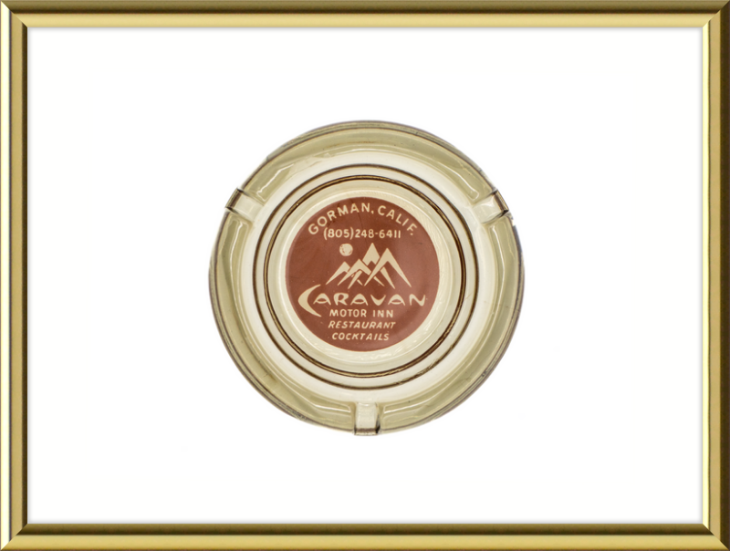 Caravan Motor Inn Ashtray Wall Art