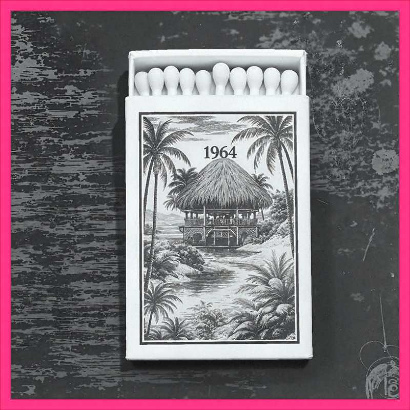 TIKI Matchbook Framed Art