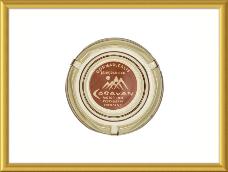 Caravan Motor Inn Ashtray Wall Art