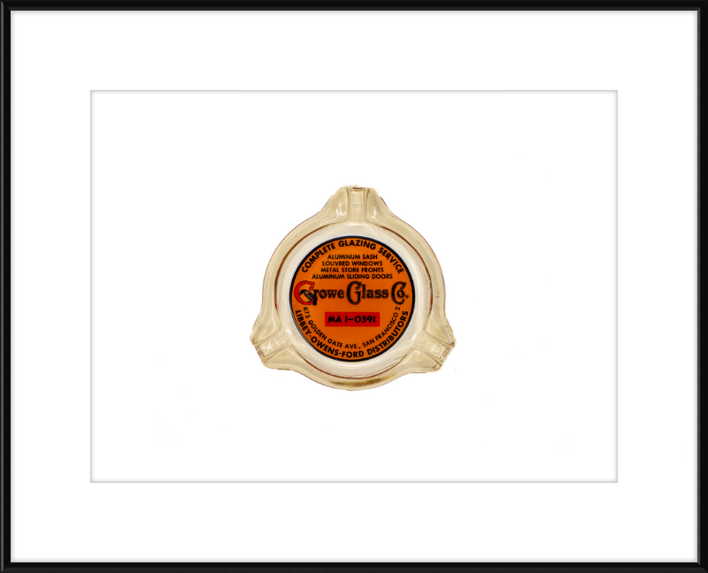 Growe Glass Co Ashtray Wall Art
