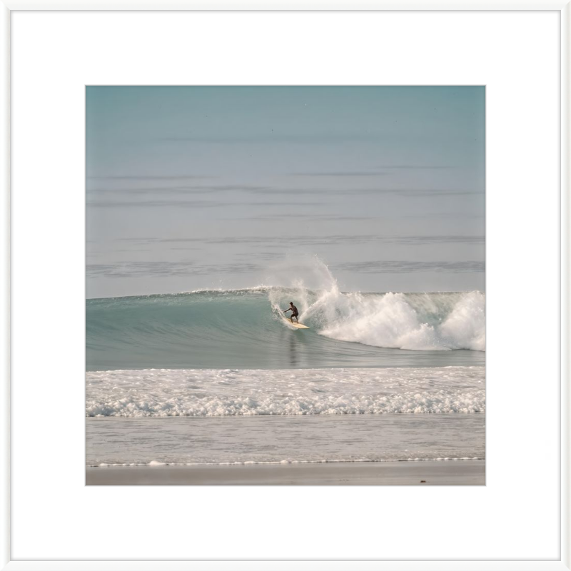 Catching Wave Surfing Framed Art