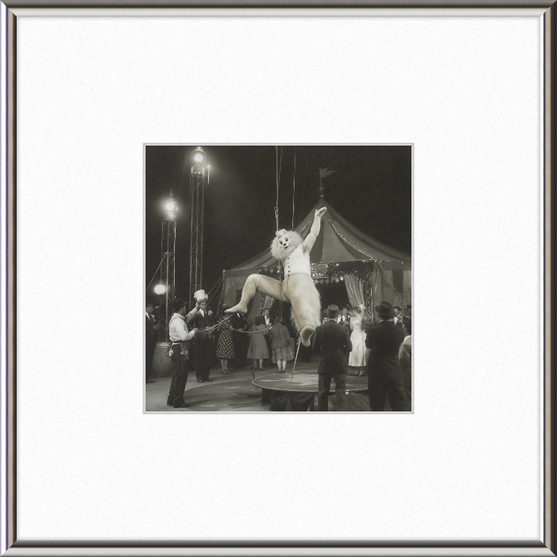 1900's Circus Oddity Framed Wall Art