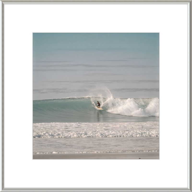 Catching Wave Surfing Framed Art