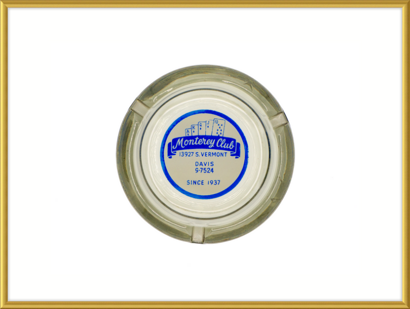 Monterey Club Ashtray Wall Art