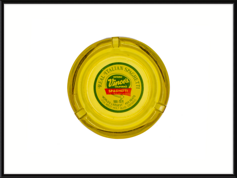 Vince's California Spaghetti Ashtray Wall Art