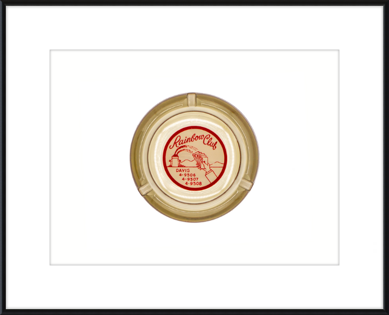 Rainbow Club Beige Ashtray Wall Art