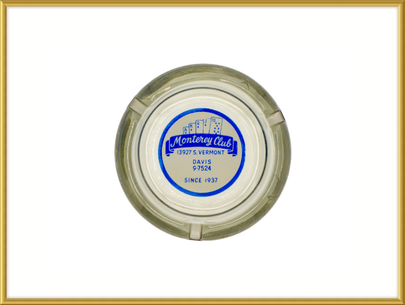 Monterey Club Ashtray Wall Art