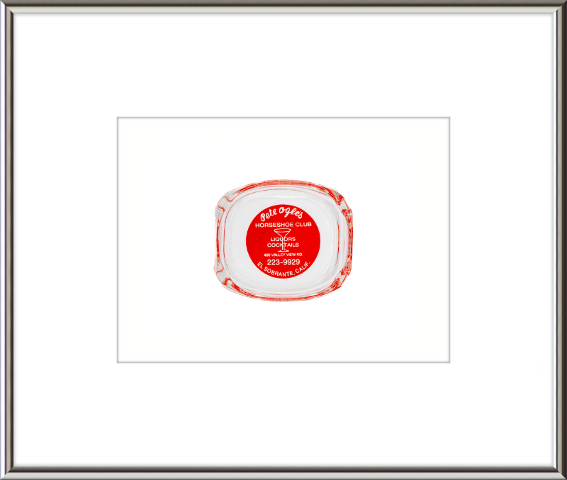Pete Ogle's Horseshoe Club Ashtray Wall Art