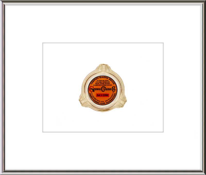 Growe Glass Co Ashtray Wall Art
