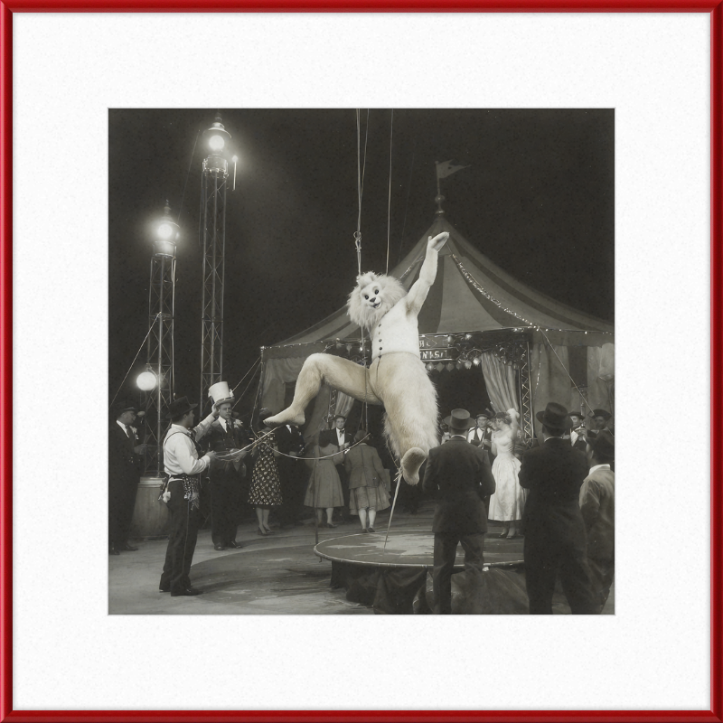 1900's Circus Oddity Framed Wall Art