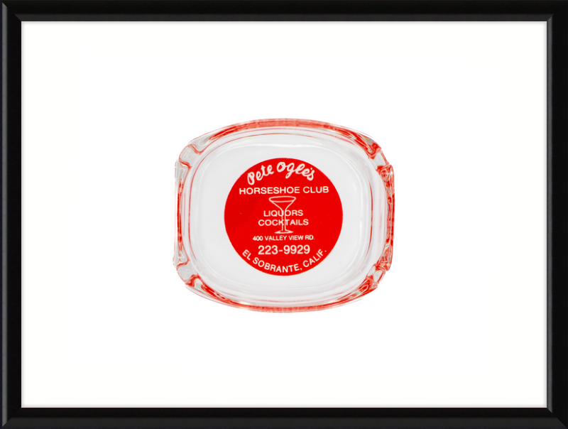 Pete Ogle's Horseshoe Club Ashtray Wall Art