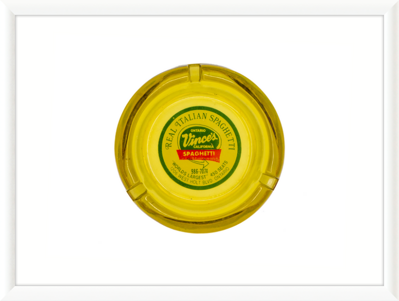 Vince's California Spaghetti Ashtray Wall Art