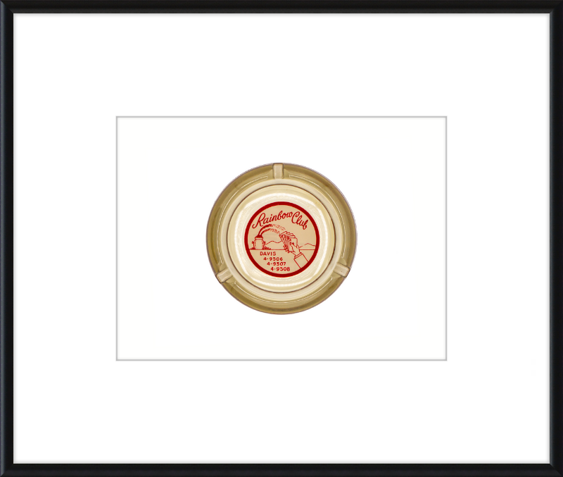 Rainbow Club Beige Ashtray Wall Art