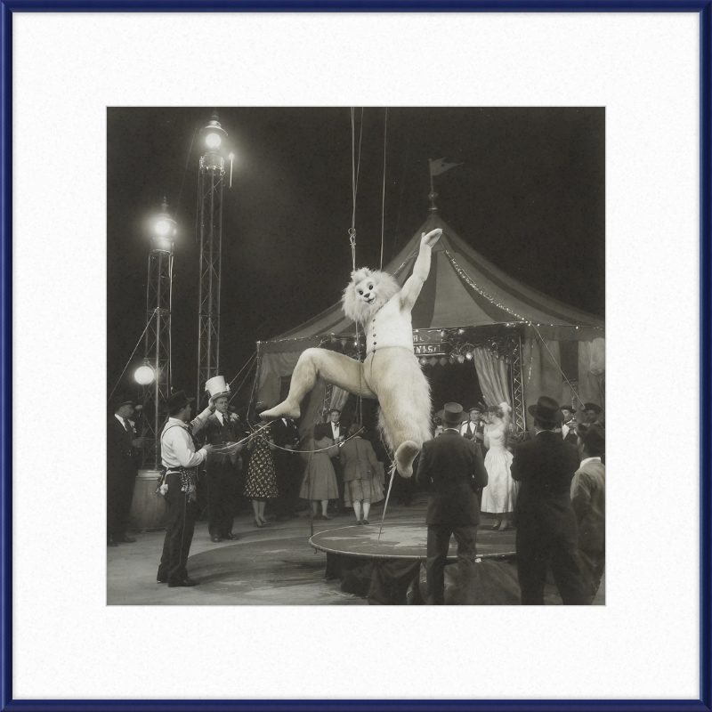 1900's Circus Oddity Framed Wall Art