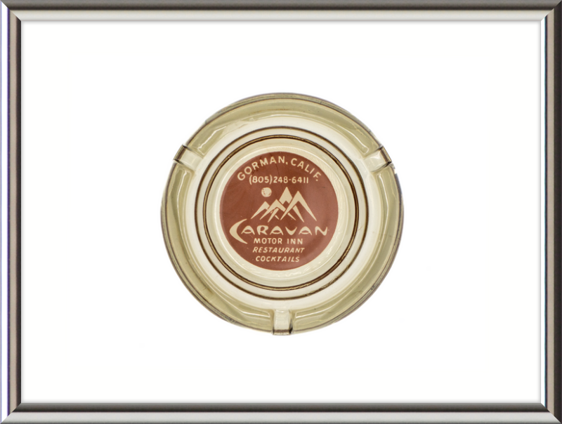 Caravan Motor Inn Ashtray Wall Art