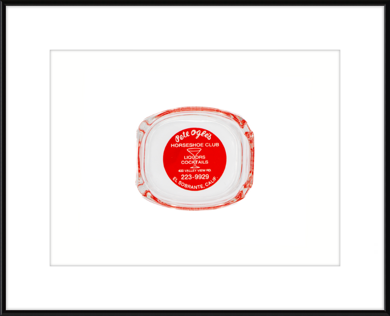 Pete Ogle's Horseshoe Club Ashtray Wall Art