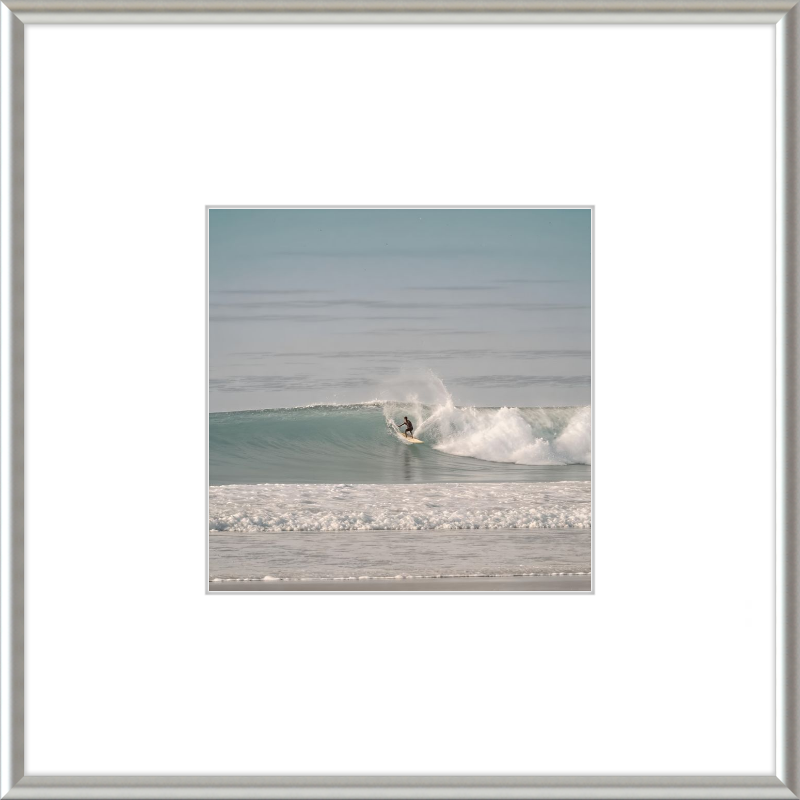 Catching Wave Surfing Framed Art