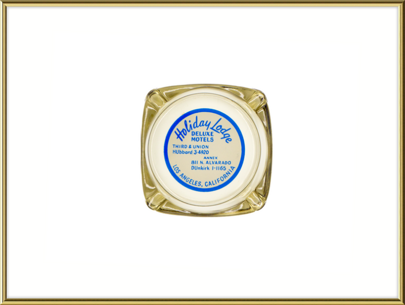 Holiday Lodge Deluxe Motels Ashtray Wall Art