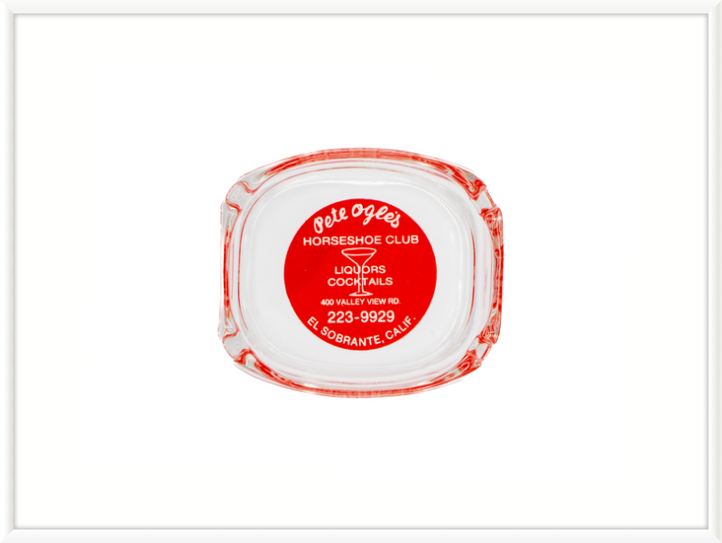 Pete Ogle's Horseshoe Club Ashtray Wall Art