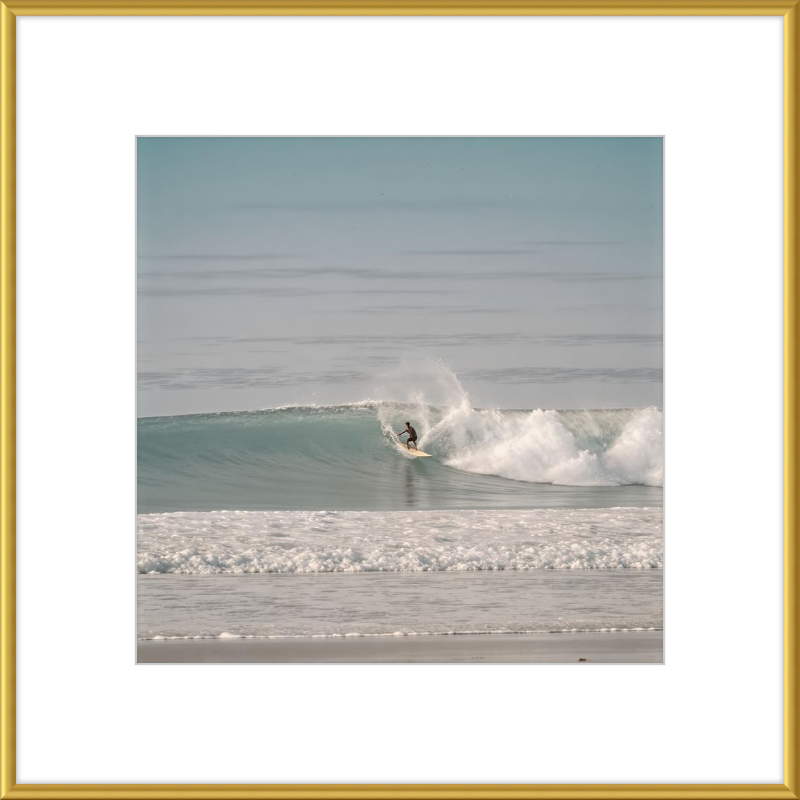 Catching Wave Surfing Framed Art