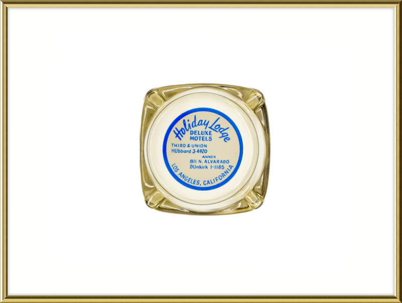 Holiday Lodge Deluxe Motels Ashtray Wall Art