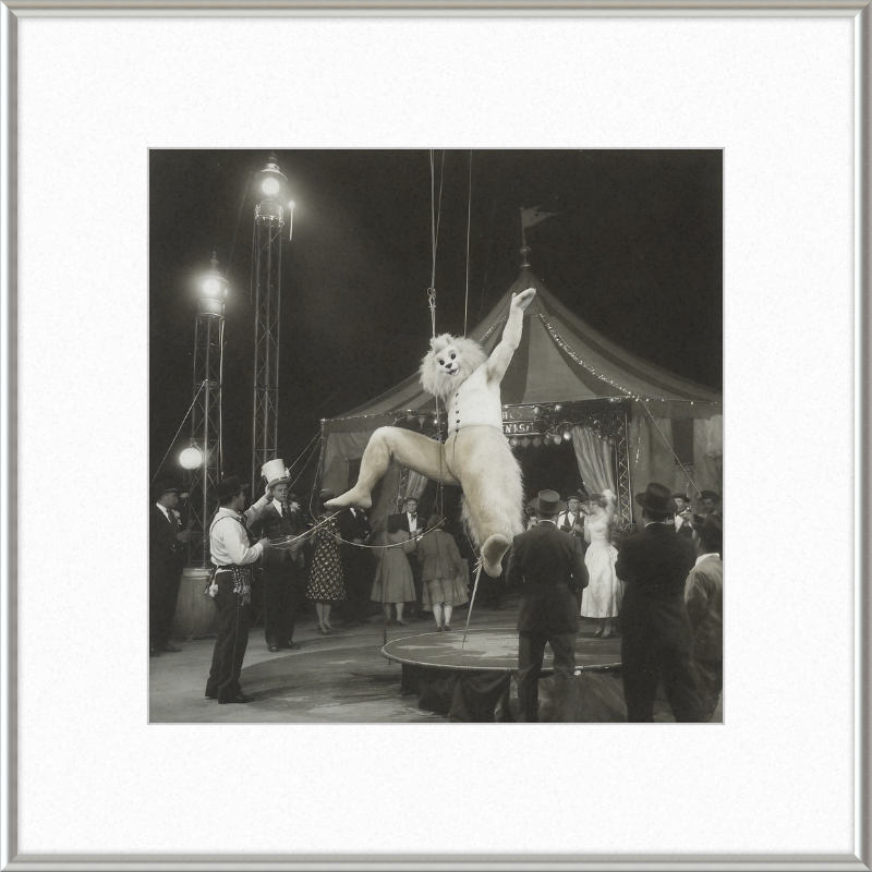 1900's Circus Oddity Framed Wall Art