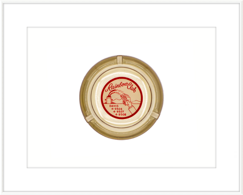 Rainbow Club Beige Ashtray Wall Art