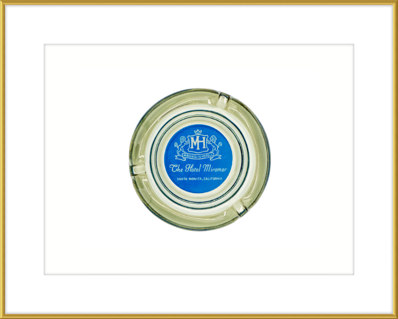 The Hotel Miramar Ashtray Wall Art