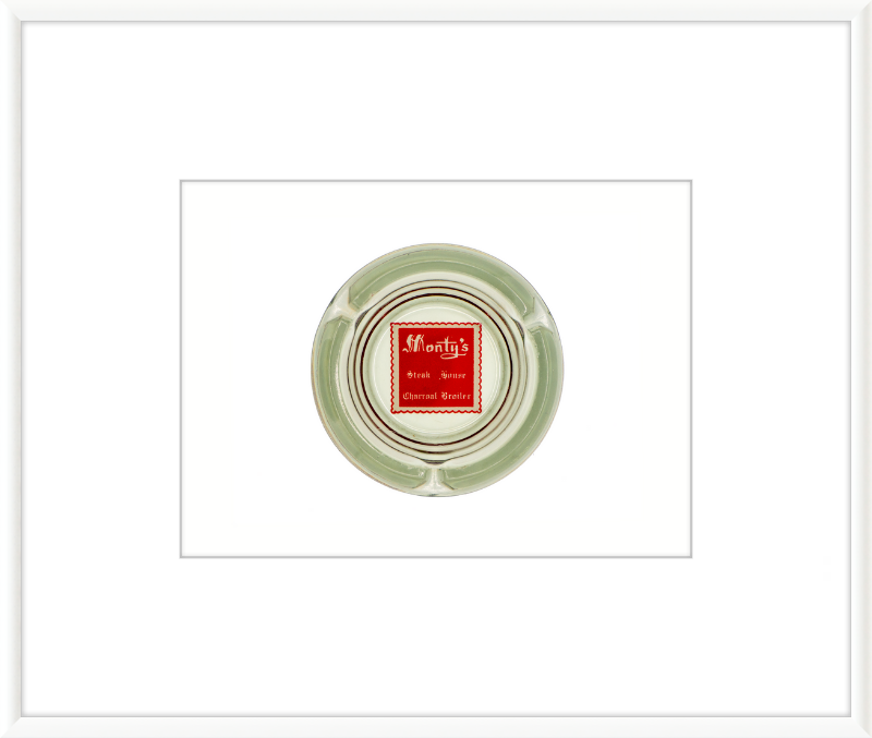 Monty's Steak House Charcoal Broiler Ashtray Wall Art