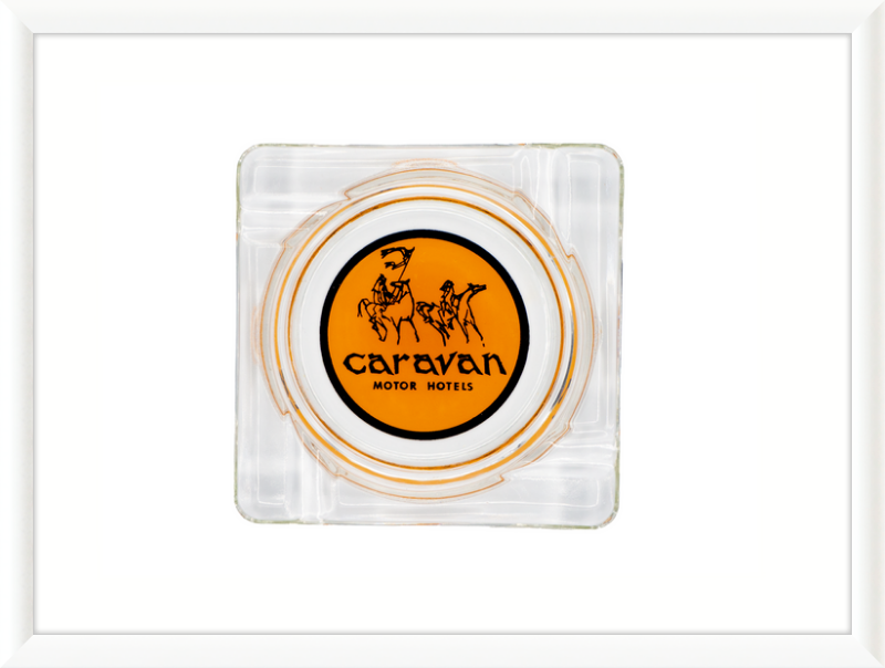 Caravan Motor Hotels Ashtray Wall Art