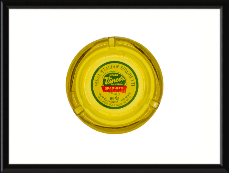 Vince's California Spaghetti Ashtray Wall Art