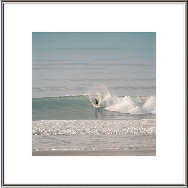 Catching Wave Surfing Framed Art