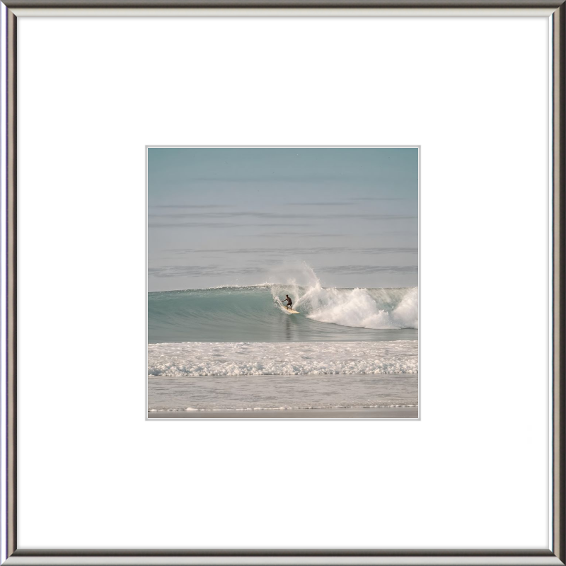 Catching Wave Surfing Framed Art