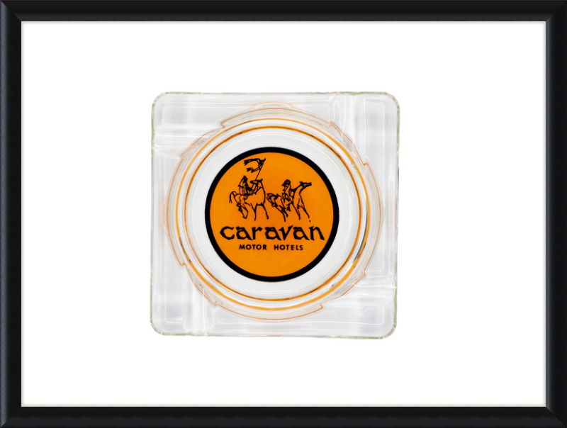 Caravan Motor Hotels Ashtray Wall Art