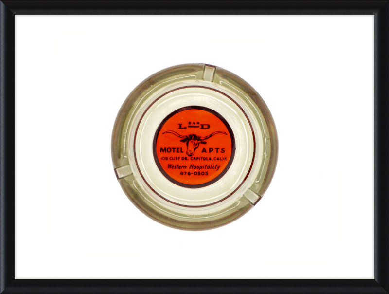 L Bar D Motel Apts Ashtray Wall Art