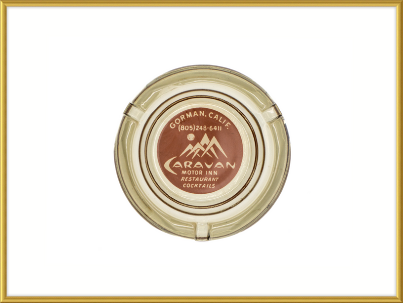 Caravan Motor Inn Ashtray Wall Art