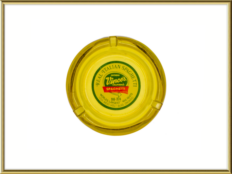 Vince's California Spaghetti Ashtray Wall Art