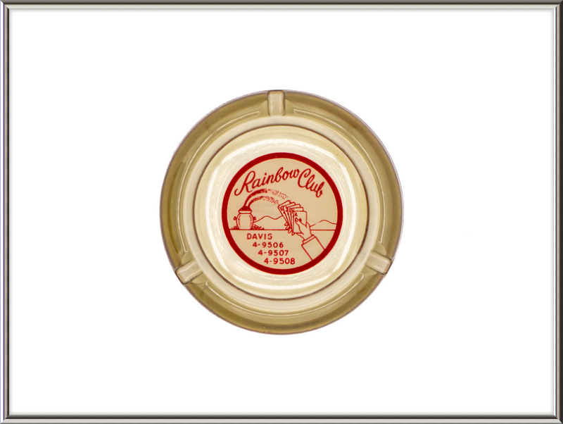 Rainbow Club Beige Ashtray Wall Art