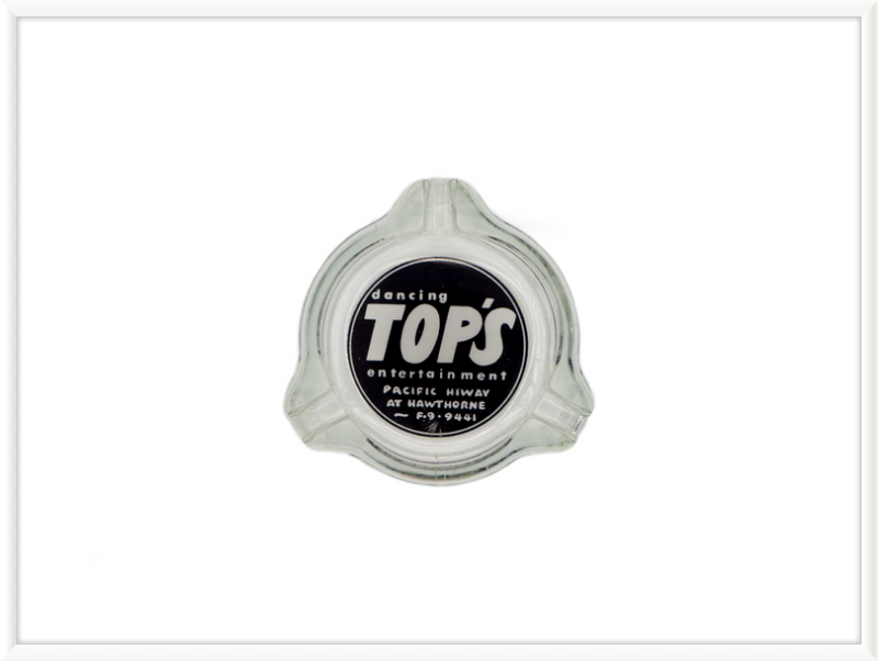 dancing TOP'S entertainment Ashtray Wall Art