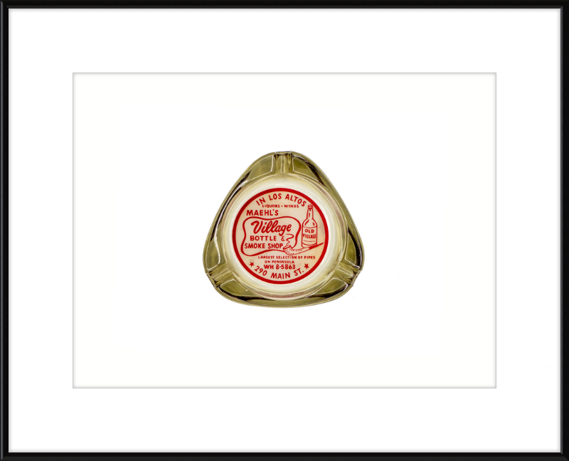 Maehl's Village Bottle & Smoke Shop Ashtray Wall Art