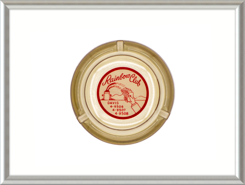 Rainbow Club Beige Ashtray Wall Art