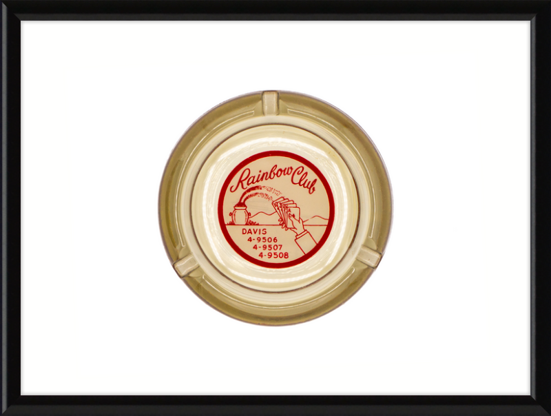 Rainbow Club Beige Ashtray Wall Art