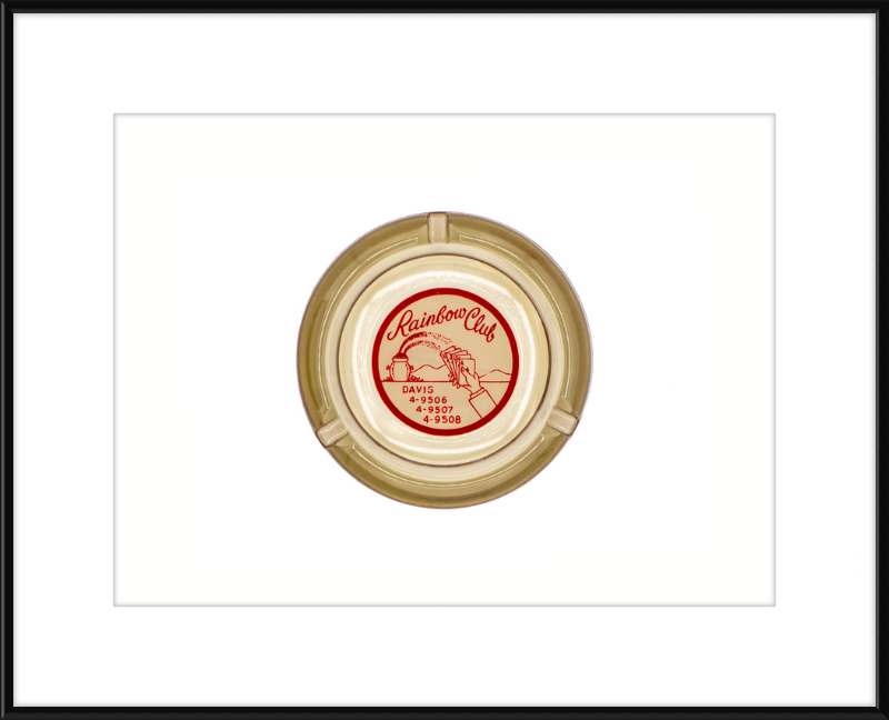 Rainbow Club Beige Ashtray Wall Art