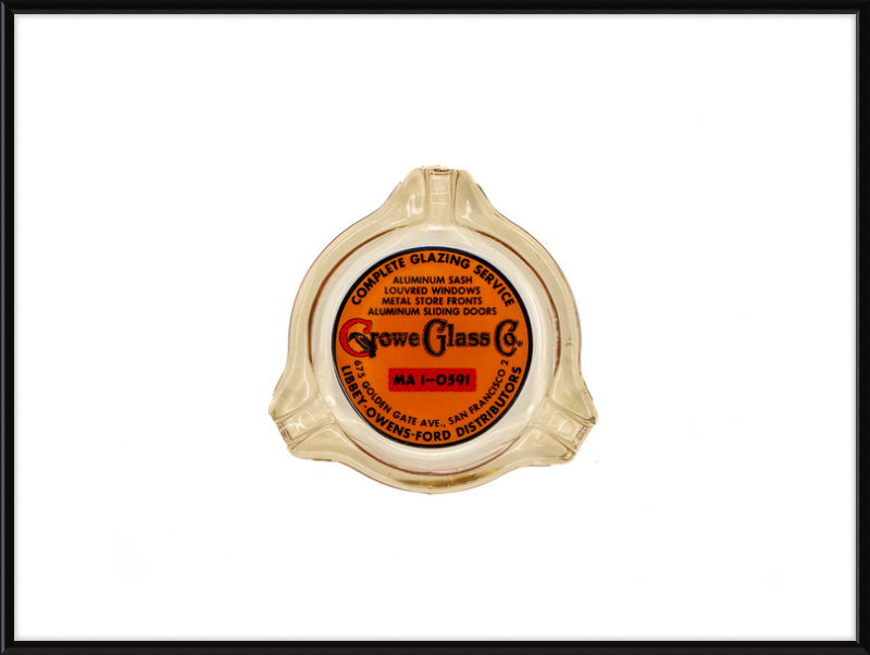 Growe Glass Co Ashtray Wall Art