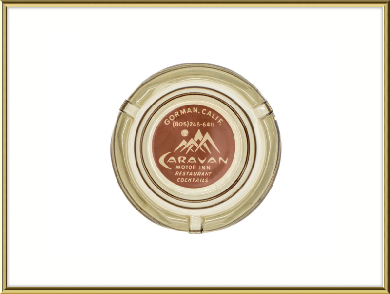 Caravan Motor Inn Ashtray Wall Art