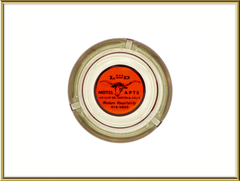 L Bar D Motel Apts Ashtray Wall Art