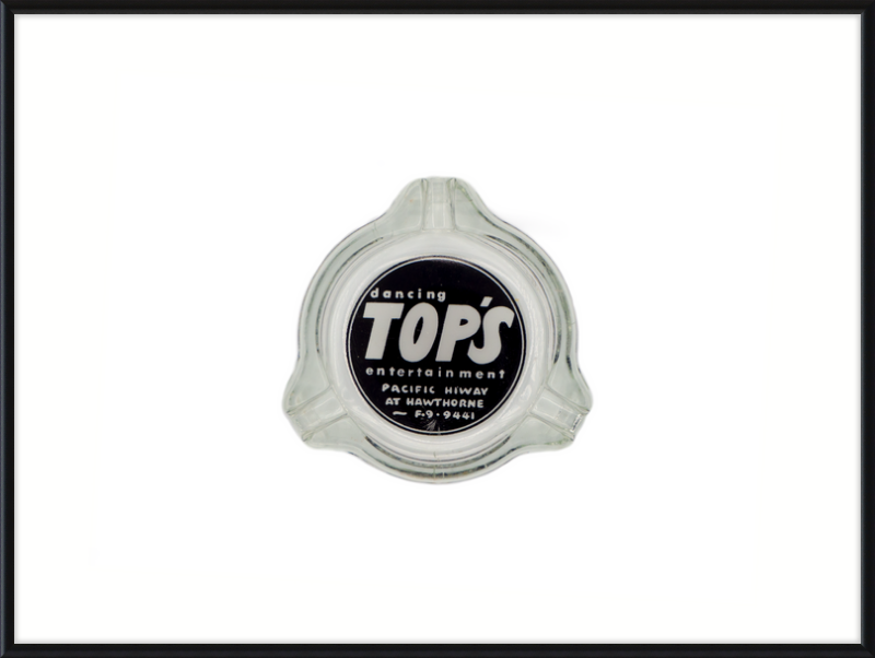 dancing TOP'S entertainment Ashtray Wall Art
