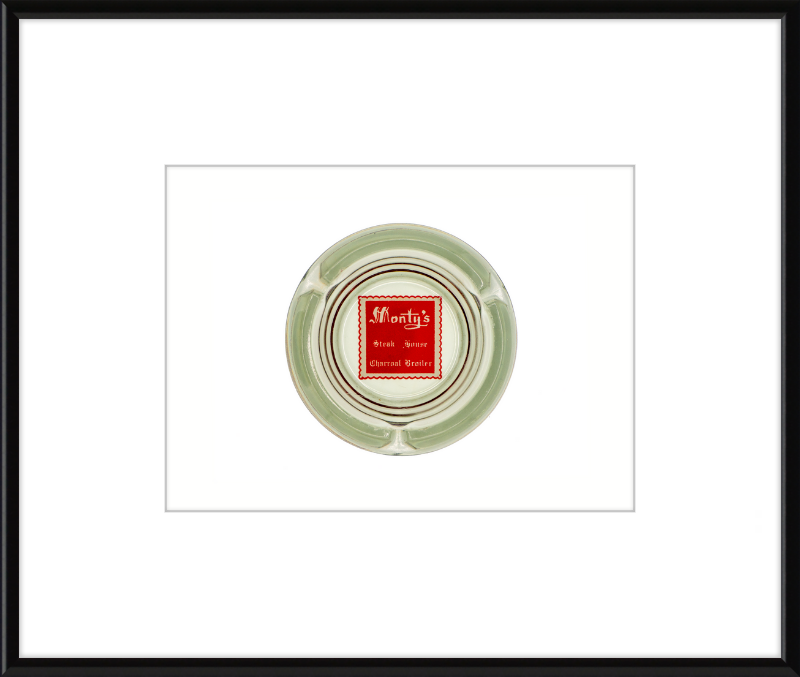 Monty's Steak House Charcoal Broiler Ashtray Wall Art