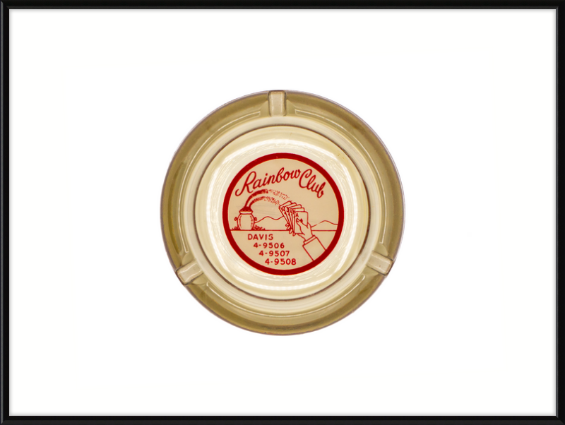 Rainbow Club Beige Ashtray Wall Art