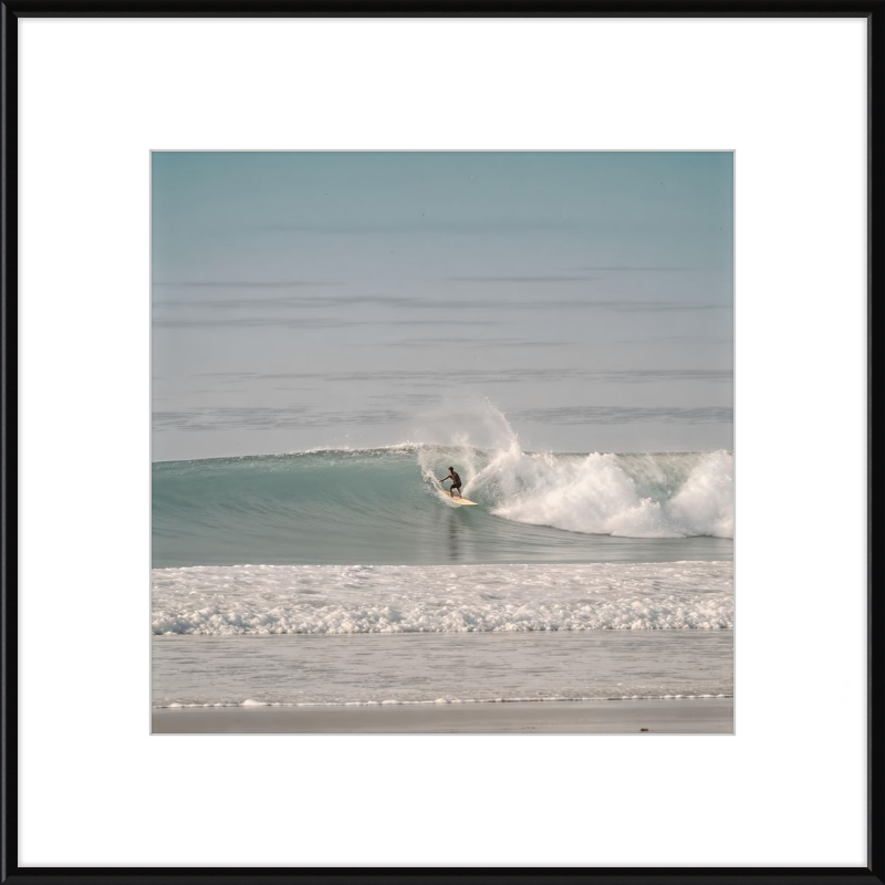 Catching Wave Surfing Framed Art